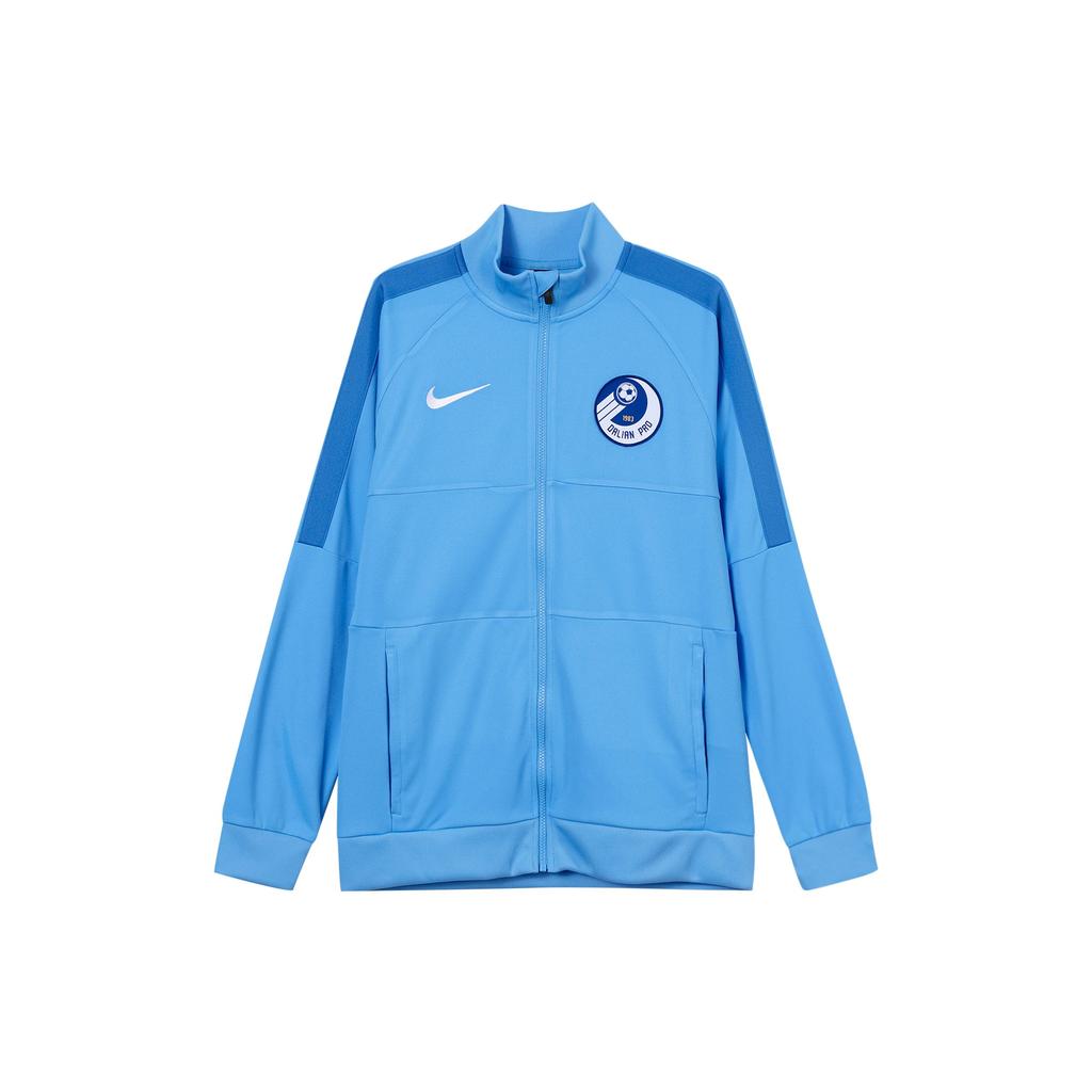 Nike Футбольная куртка Color Block Zip-Up с длинным рукавом Мужские куртки Синяя CW5872-412