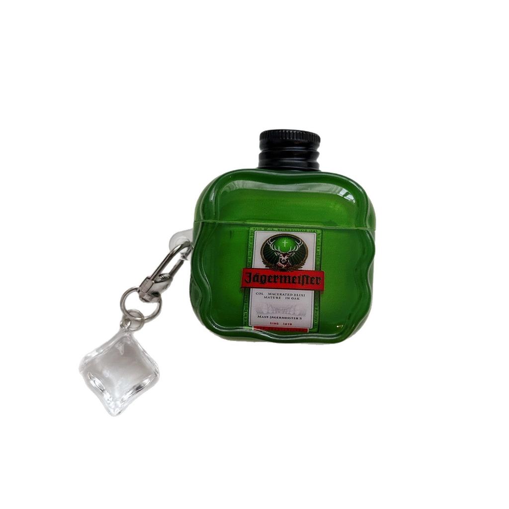 Чехол-брелок для наушников Jäger Beer 2-го/3-го поколения Apple AirPods Pro 3 Защитный чехол Креативный, подходит для AirPods 4