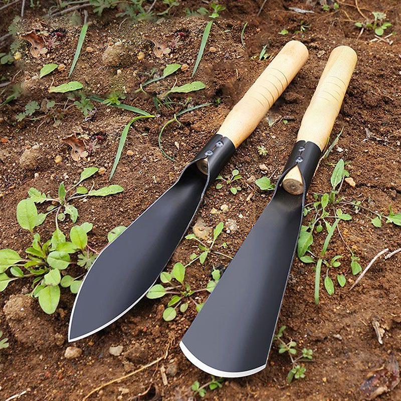 Многофункциональный садовый инструмент Лопата для выкапывания диких овощей Лопата для удаления морских растений Лопата для уплотнения почвы Железная мотыга Лопата для прополки