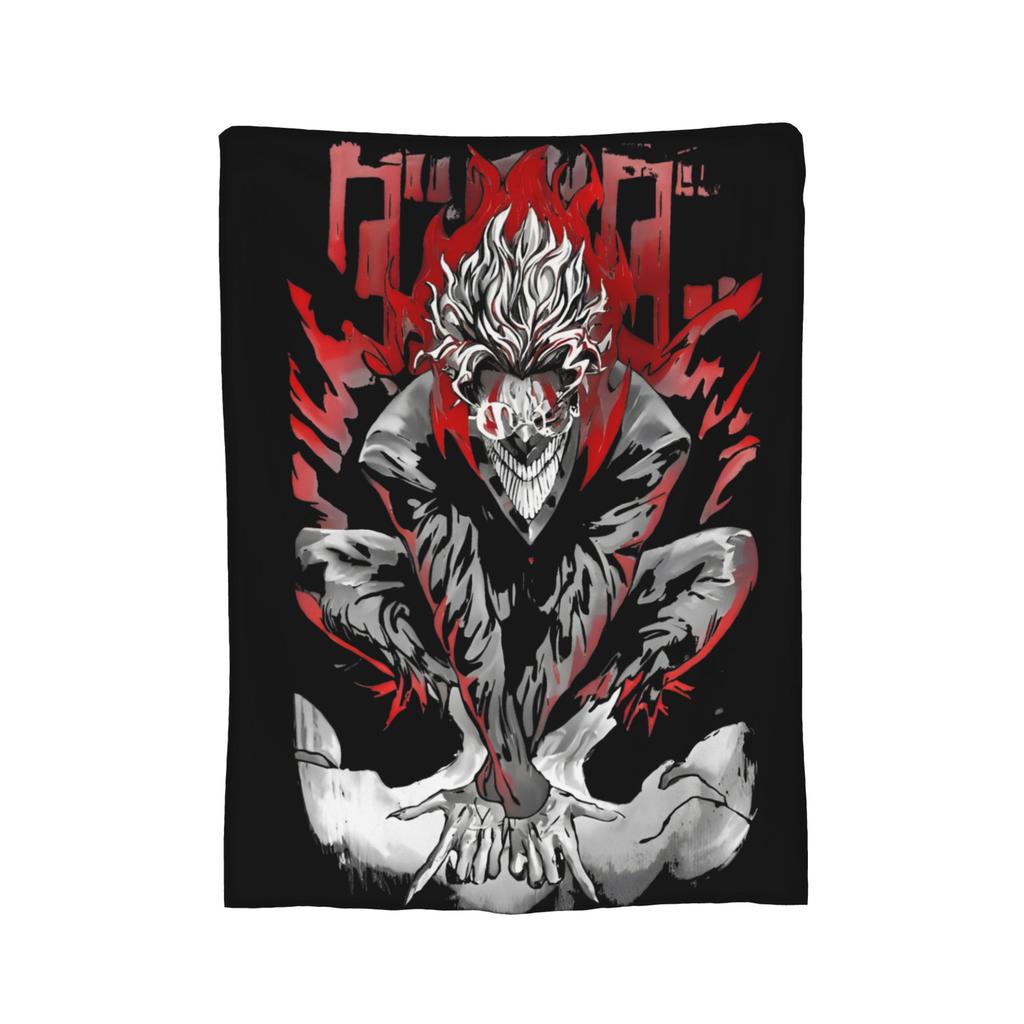 Anime Okarun Dandadan Flannel Blanket  Awesome Throw Blankets for  Sofa Bedding Lounge 125*100cm Quilt,