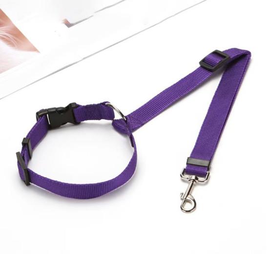 Съемный ремень безопасности для собак в машине, регулируемый ремень безопасности для собак, удерживающая система для домашних животных в машине, крепится к подголовнику автомобиля для маленьких, средних и больших собак