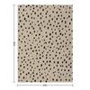 Speckle Polka Dot Dalmatian Pattern (black/tan) Throw Blanket Decorative Throw Single heavy to sleep christmas gifts Blankets