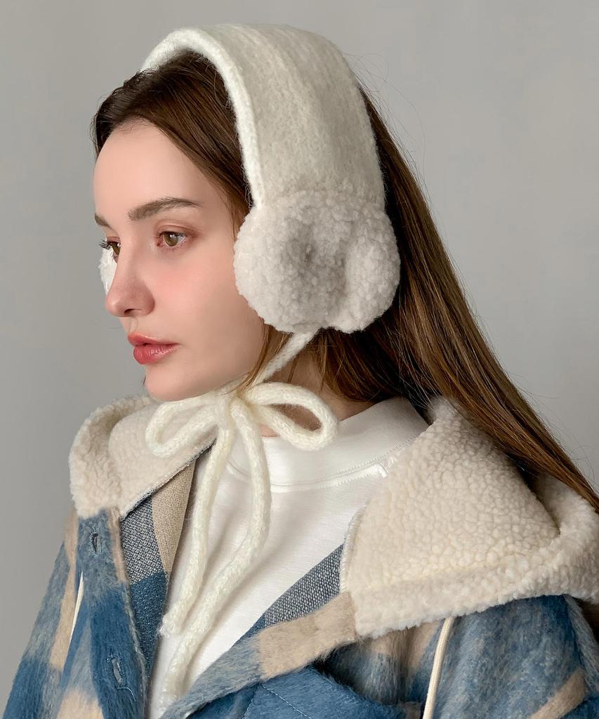Флисовые вязаные наушники Baseukala (10colors)