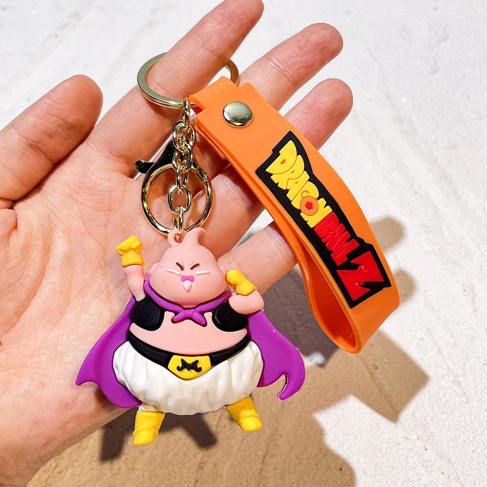 Брелок Dragon Ball Z Аниме Супер Сайян Гоку Фигурка Милый Брелок Подвеска на Сумку Украшение для Машины Аксессуары для Ключей Детская Игрушка Рождественские Подарки
