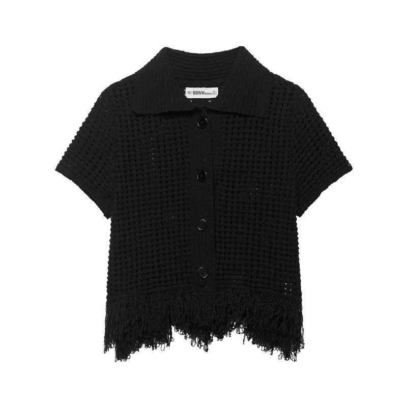 Zbzr Spring New Women Clothes European and American Style Tassel Knitted Outerwear Skirt 4331023 4331005