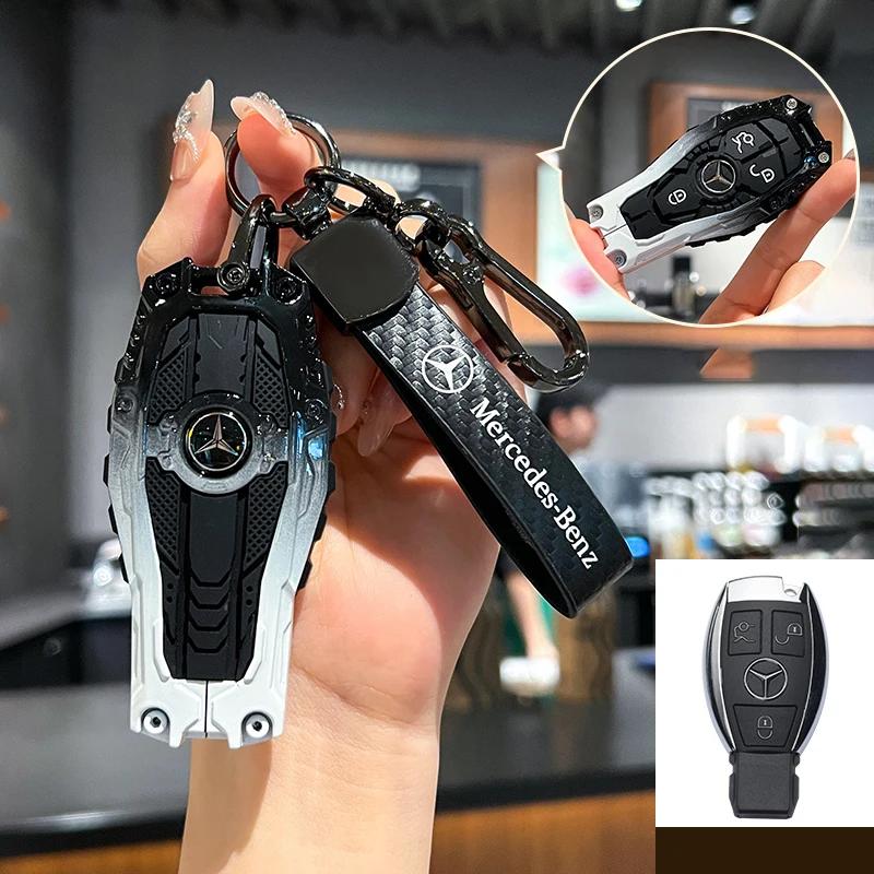 2025 Новый чехол-обложка для умного ключа автомобиля с дистанционным управлением для Mercedes Benz A B C E S Class C200 C300 E350 E260L W205 CLA CLS GLA GLC GLE GLS Acc