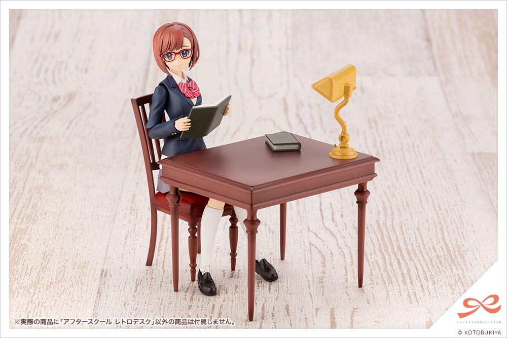 Kotobukiya Sosai Garden After School Ретро-стол Общая длина 87 мм Масштаб Пластиковая модель MV002 для девочек Приблизительно. 1/10