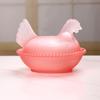 Candy Jar with Lid Chicken Shaped Vintage Decorative Candy Bowl Plastic Hen Nesting Candy Dish Kitchen Candy Organizer
