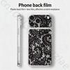 Космическая Галактика Вселенная Для iPhone 17 pro Max /17 pro Полное Покрытие Наклейка Кожаная Обёртка 3D Цветная Задняя Защитная Плёнка-Наклейка