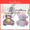 Breathing Cute Artificial Sloth Plush Toy Glow With Music Koala Gift Children