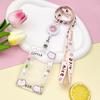 Cartoon Credential Card Holder Bags Doctor Nurse Neck Strap Lanyards Keychain Pass Card Holder Hang Rope Lariat Lanyard Gifts