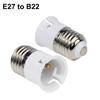 E27 Male to E14 B22 GU10 E40 Женский цоколь лампы Прочный адаптер гнезда Светодиодная кукурузная лампа