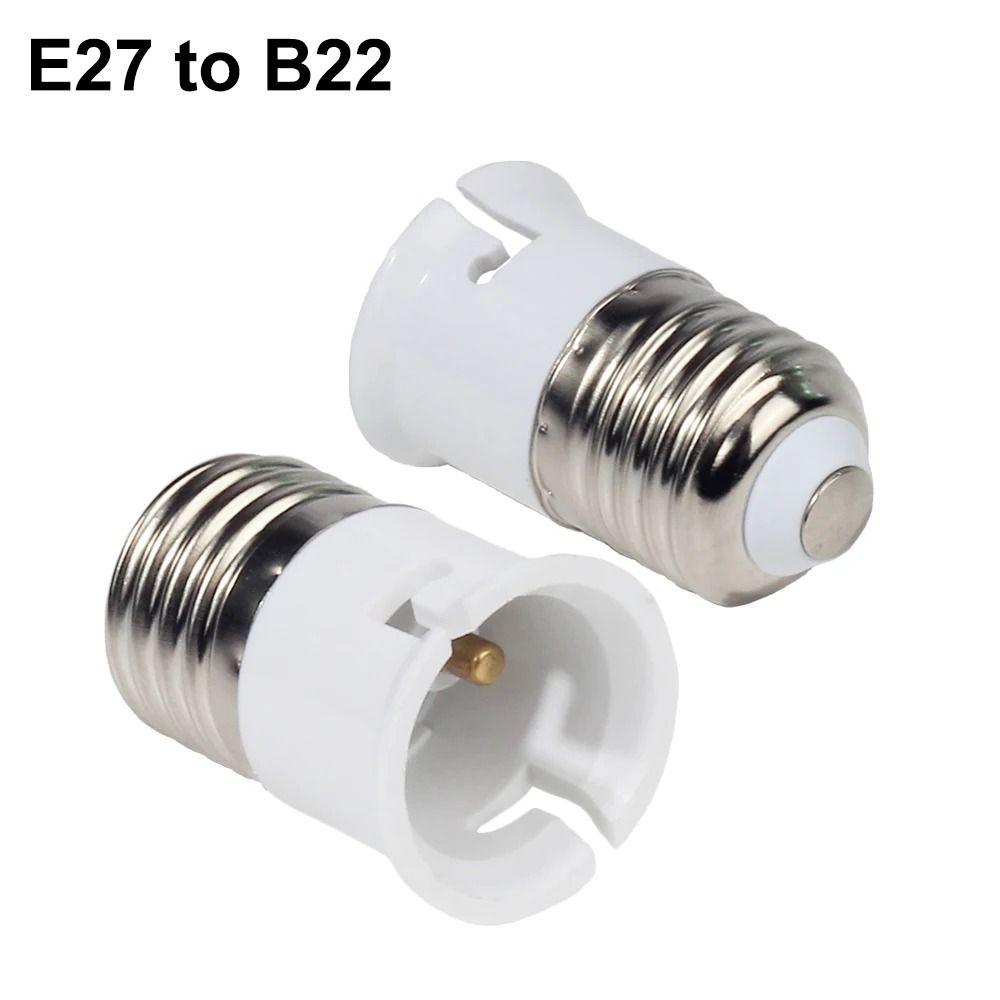 E27 Male to E14 B22 GU10 E40 Женский цоколь лампы Прочный адаптер гнезда Светодиодная кукурузная лампа