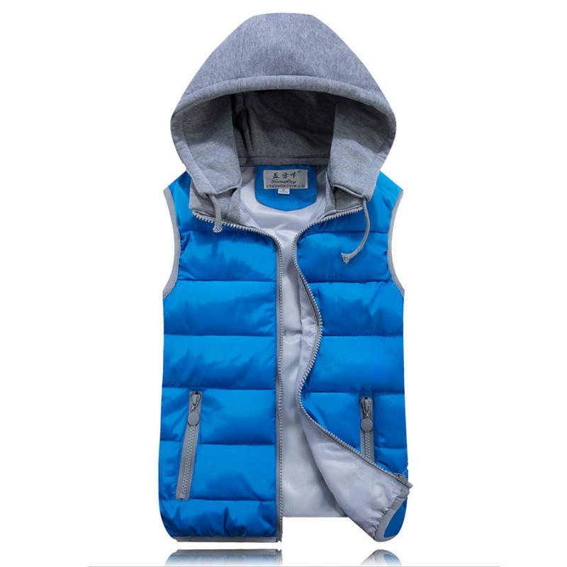 WoMale куртка пуховик хлопок кардиган жилет большой размер с капюшоном модные однотонные хлопковые топы