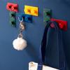 4Pcs/Set Building Block Key Hooker Wall Coat Hook Modern Decoration Home Hall Organization Door Back Decorative Hook