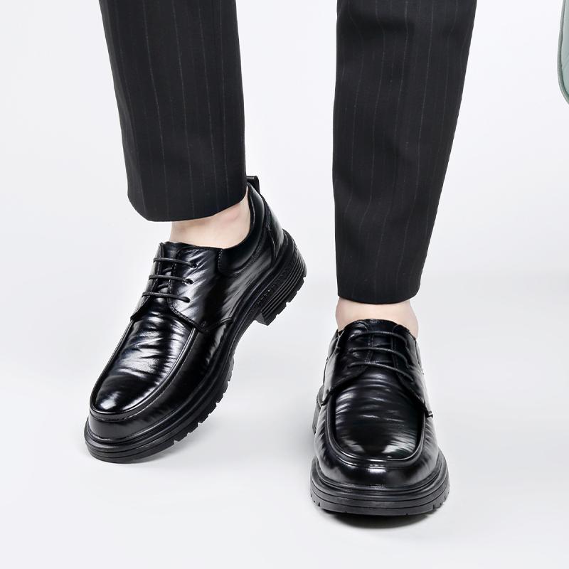 Модные мужские туфли ручной работы на шнуровке, повседневные туфли из натуральной кожи, мужские мокасины, удобные дышащие деловые туфли для мужчин