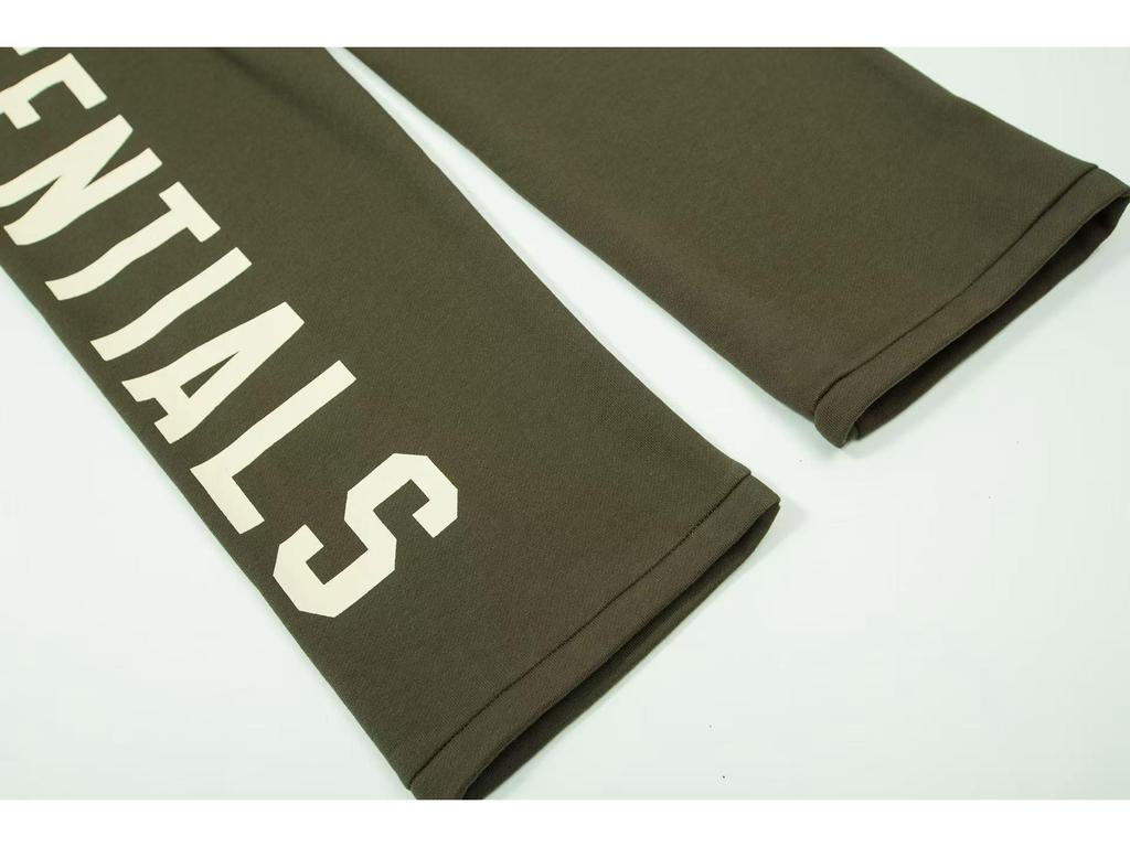 ESSENTIALS Унисекс Модные Спортивные Штаны с Принтом Букв - Свободные Повседневные Уличные Длинные Брюки