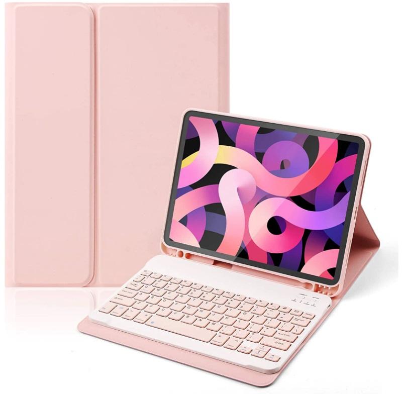 Case and keyboard for apple ipad 7/8/9 gen 10.2 2019/2020/2021