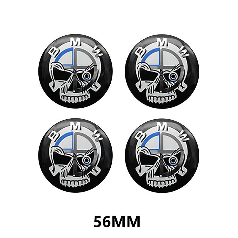 4pcs 56/65mm automobile wheel center sticker For BMW M Emblem E46 E36 E34 F10 E90 F30 E60 F30 E53 E30 E92 E87 ACCESSORIES BV9