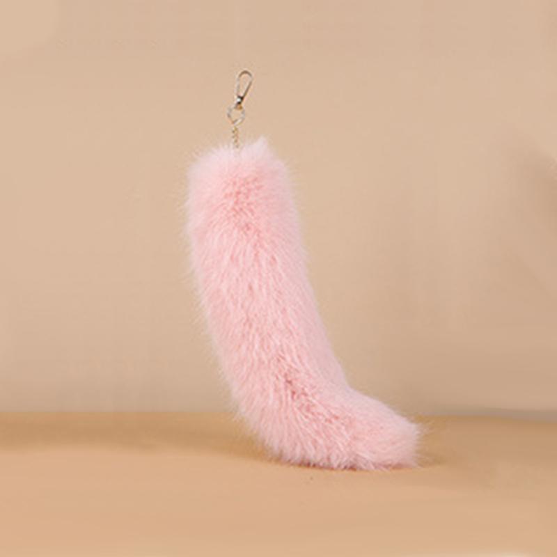 Женские и женские сумки из полиэстера, украшения, подвески, пушистые брелоки, держатели, ручная работа, имитация лисьего хвоста, модные подарочные аксессуары