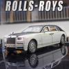 Масштаб 1:32 Модели-игрушки Rolls Royce Phantom Металлические литые Открывающиеся двери Оттяни назад Звук Свет Модели транспортных средств для мальчиков Детские подарки