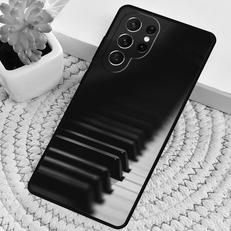 Силиконовый чехол для телефона с рисунком клавиш пианино для Samsung Galaxy note 10 pro S26 S25 S24 S23 S22 S21 Plus S25Ultra Capa Cover