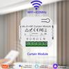 Tuya WiFi Smart Curtain Switch 433MHz Roll Blinds Shutter Switch Breaker Smart Life APP Remote Control Alexa Google Home