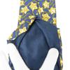 Used CHANEL tie COCO Mark Star Chain silk Navy gold suit