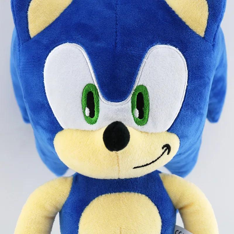 25cm Blue Hedgehog Plush Toy Soft Stuffed Animal Doll Kids Birthday Gift Sofa Decor