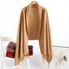 Autumn and Winter New Solid Color Wool Shawl Scarf Warm Long Scarf Versatile Air-conditioned Room Thickened