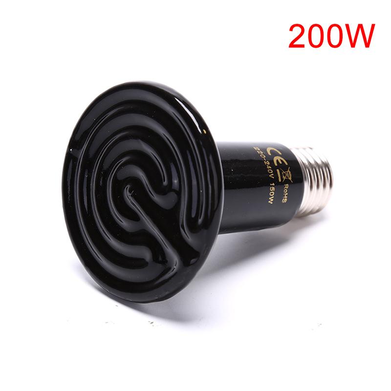 Pet Reptile Far Infrared Ceramic Heating Lamp Heat Emitter Light Bulb