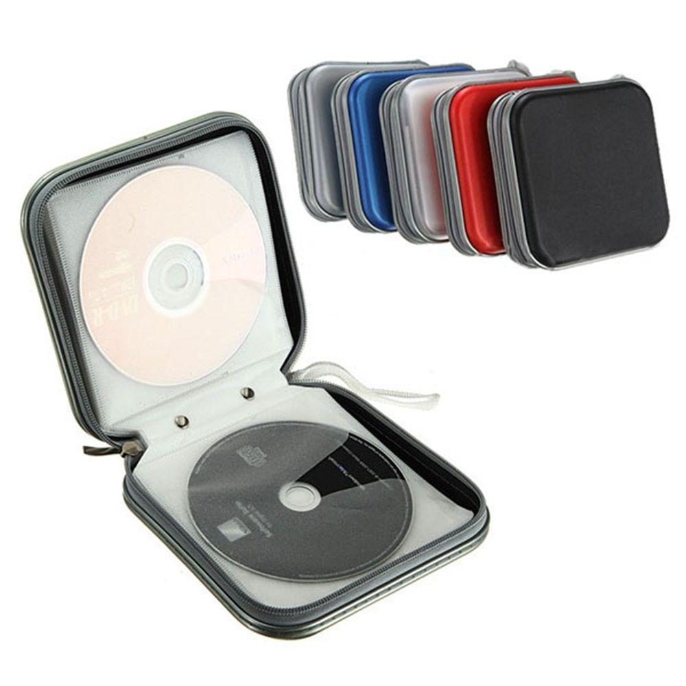 40 Disc Portable Wallet Album Holder CD DVD Case Organizer Double-side Storage Sleeve