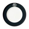 Aidan Plate, 24.5cm, Black Bone China, 1 Piece, 97316/4867-1