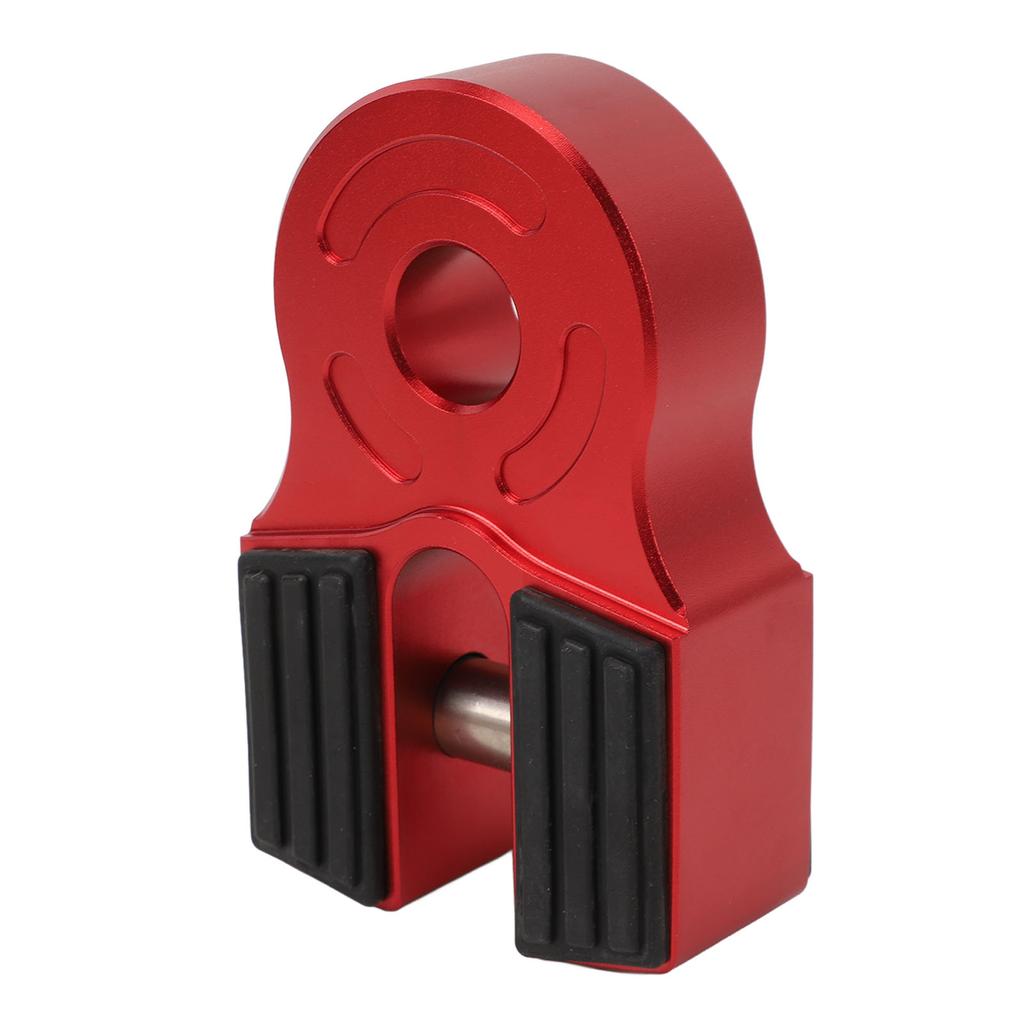 Winch Shackle Mount 6061 Aluminum 30000 LB Capacity Universal Fit for ATVs UTVs SUVs Pickups Trucks Red