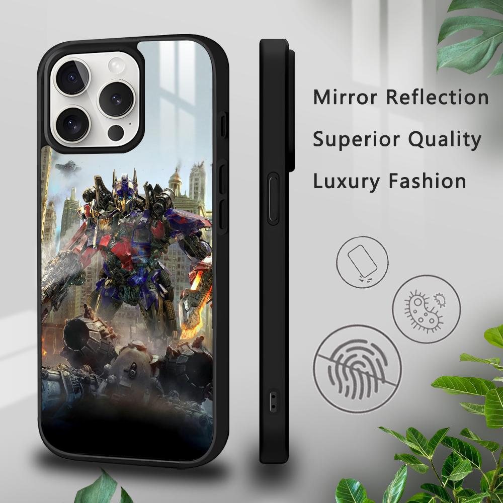 T-Transformers Autobot Phone Case For iPhone 16 15 14 13 12 11 Pro Xs Max Mini Plus Celulares Hard Funda