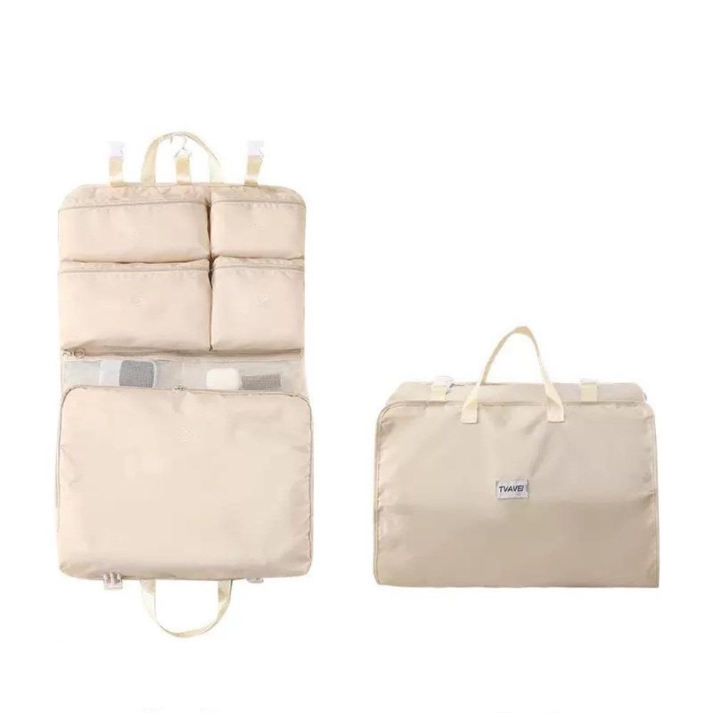 Hanging Luggage Organizer Pouch Foldable Dustproof Suitcase Clothes Storage Bag Washable Moisture-proof Travel Bag Organizer