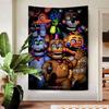 Fnaf FivenightsAtFreddys Аниме Гобелен Хиппи Цветочные Настенные Ковры Декор Комнаты в Общежитии Дешевые Хиппи Настенный Подвес