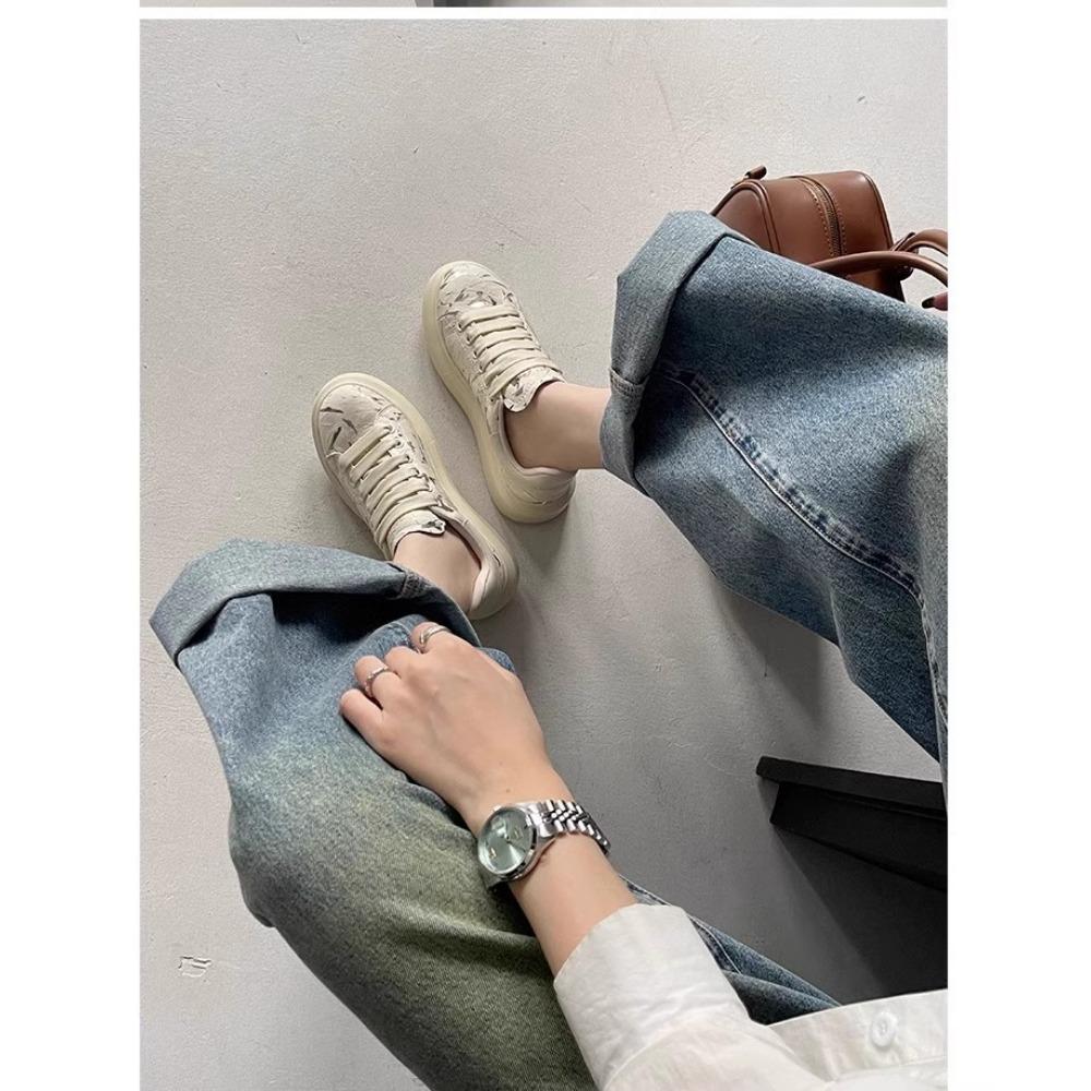 Женская повседневная спортивная обувь на толстой подошве