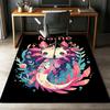 Custom Name Axolotl Printed Carpet,Rug for Office Chair Living Room Bedroom Kitchen Room Decor Gifts.