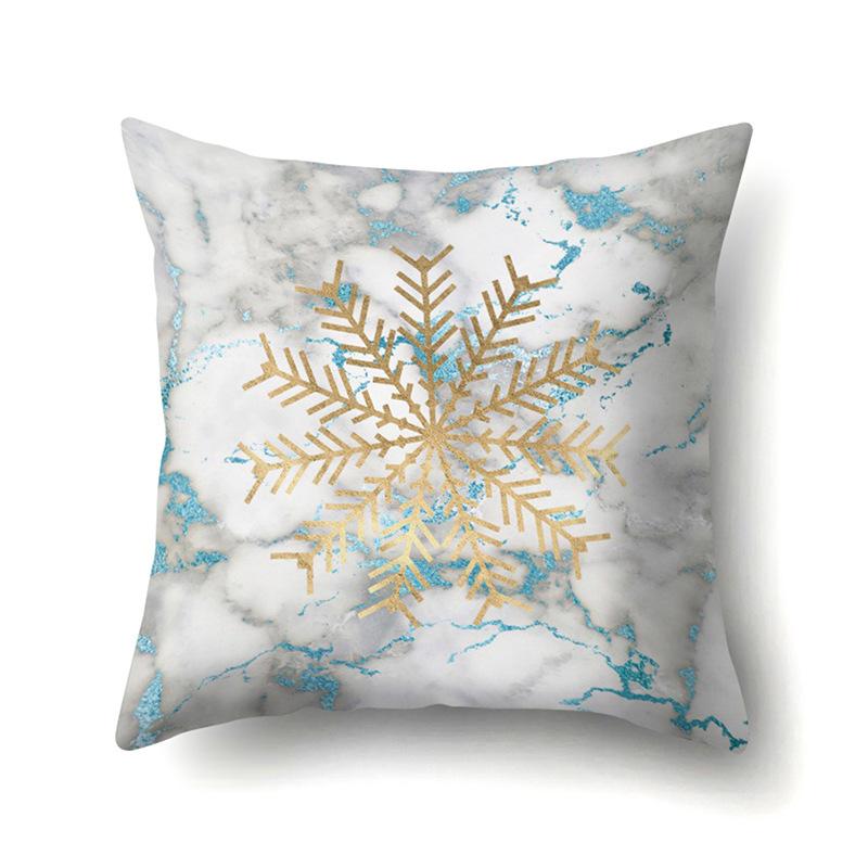 Polyester Pillow Case Automobile Decoration Home Printed Pillow Case Waist Cushion Cover Car Cushion Head Cushion Cover