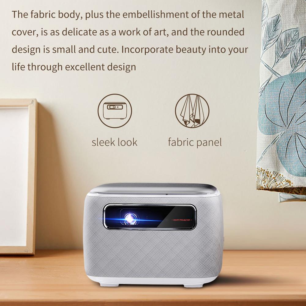 Портативный DLP 1080P 3D-проектор, WiFi Мини Портативный 1080P Домашний Кинотеатр Видеопроектор с Аккумулятором