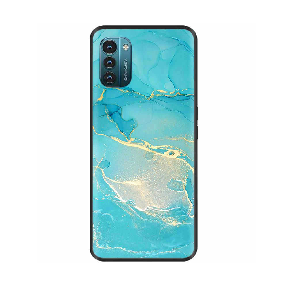 For Nokia G60 5G Case Painted Black TPU Silicone Soft Phone Cover for Nokia G60 Back Cases Bumper Shockproof Shell Cover Carcasa