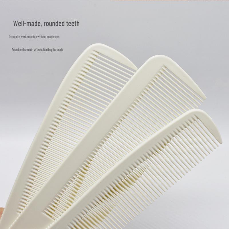 Anti-Static Haircut Comb with Laser Engraved Ruler for Men and Women - Flat Head & Pointed Tail