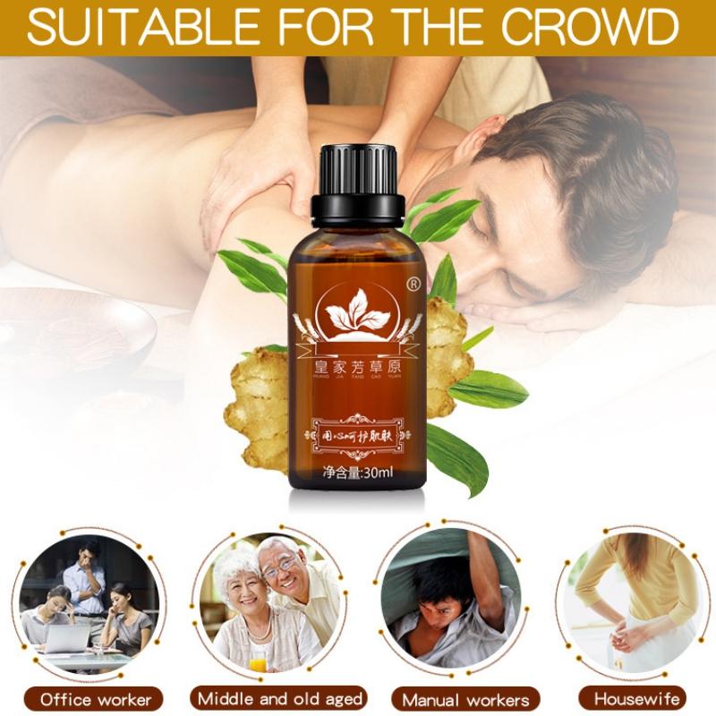 Ginger Essential Oil Massage Therapy Relaxation And Stress Relief Massage Essential Oil