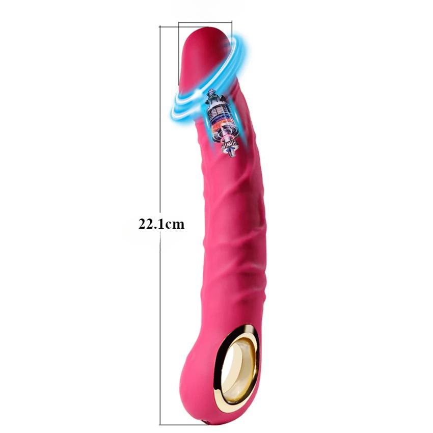 Vibrator Dildo G Spot Female Stimulator Big Penis Anal Plug Adult Realistic Man Penis Sex Toys for Women 10 Modes Masturbator