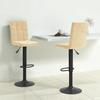 VidaXL Set of 2 Bar Stools, Pub Chair, Bistro Seat, Furniture for Dining Room Kitchen Living Room Home Interior, 335762