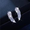 Серьги-листья из кристаллов для женщин MIT
