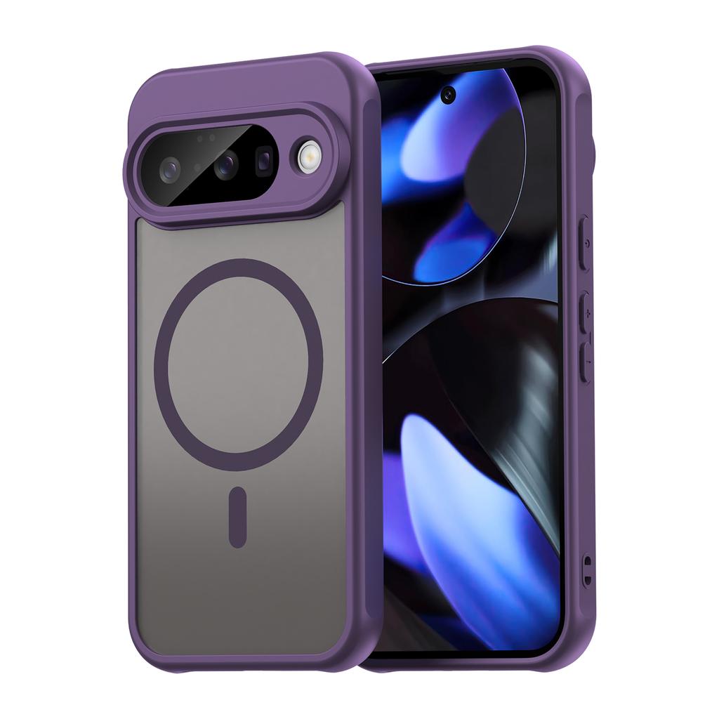 For Google Pixel 10 Pro XL Case Hard transparent Magnetic Wireless Charging Protective Back Cover For Pixel 10 9 Pro Xl 9a Shell