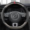 Carbon Fibre Leather Car Steering Wheel Cover 15 Inch/38cm for MG 3 5 6 7 ZS HS GS EHS EZS GT EV RX Currency