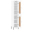 VidaXL Highboard White 34.5x34x180 Cm Engineered Wood 3200457